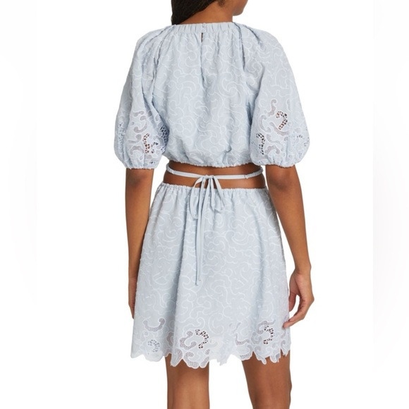 JONATHAN SIMKHAI
Anaise Cut Out Embroidered Minidress Size 8 - Picture 2 of 10